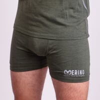 MW SKN mens merino boxers khaki melange