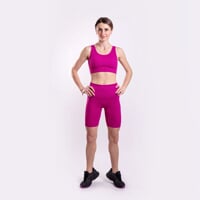 NOVA SHORTS women's sports leggings fuchsia