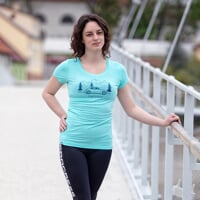 OS LIBERTA "BEETLE" ladie's bamboo T-shirt mint