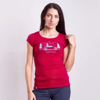 OS LIBERTA "BEETLE" ladie's bamboo T-shirt modrá