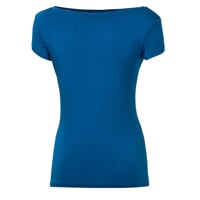 OS LIBERTA "FLOWBIKE" ladie's bamboo T-shirt blue