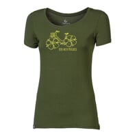 OS LIBERTA "FLOWBIKE" ladie's bamboo T-shirt khaki