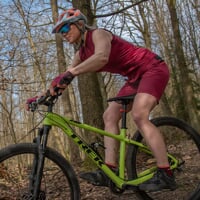 PEONY dámský cyklistický dres vínová