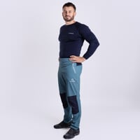 PROTREK MAN outdoor pants with merino petrol/blackened blue