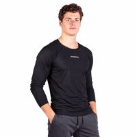 RAPTOR LS men's sports long sleeve T-shirt black