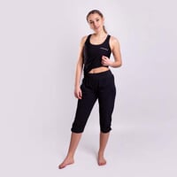 SAHARA 3Q ladies 3/4 pants black/turquoise