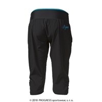 SAHARA 3Q ladies 3/4 pants black/turquoise