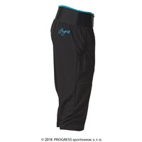 SAHARA 3Q ladies 3/4 pants black/turquoise