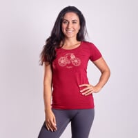 SASA "CITYBIKE" ladie's bamboo T-shirt chery