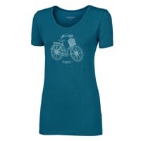 SASA "CITYBIKE" ladie's bamboo T-shirt petroleum