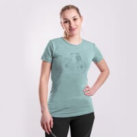 SASA "CITYBIKE" ladie's bamboo T-shirt teal