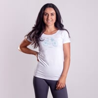 SASA "CITYBIKE" ladie's bamboo T-shirt white