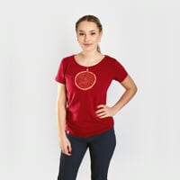SASA "TIMBER" ladie's bamboo T-shirt cherry
