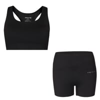Set ZORA BRA + MINISHORTS black