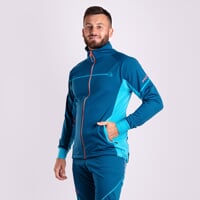 SNOWBULL JKT men's softshell jacket petrol blue