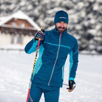 SNOWBULL JKT men's softshell jacket petrol blue