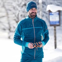 SNOWBULL JKT men's softshell jacket petrol blue
