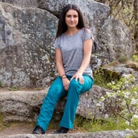 SNUGLY LADY women's outdoor pants petroleum