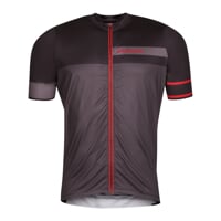SOLAR men's fullzip cycling jersey black