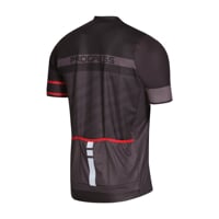 SOLAR men's fullzip cycling jersey black