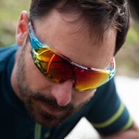 SWING RED-R RBW/BLK sports glasses rainbow-col/black