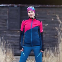 TERRITORIA women's full zip jacket black/mint/deep ocean
