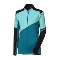TERRITORIA women's full zip jacket black/mint/deep ocean