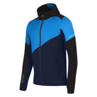 TERRITORY HOODY  pánská funkční sportovní mikina černá/sv.modrá/tm.modrá
