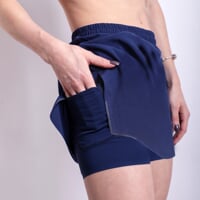 TIGA SKIRT dámská běžecká sukně 2v1 dk.navy