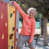 TISPA JUNIOR dívčí funkční mikina lososová