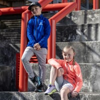 TISPA JUNIOR dívčí funkční mikina lososová