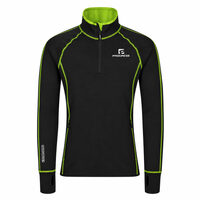 TOREZ ZIP mens sports short zip jacket black/lime