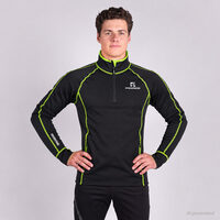 TOREZ ZIP mens sports short zip jacket black/red