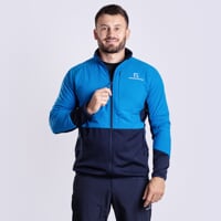 TORSTEN JKT men's hybrid jacket with merino blue/blackened blue