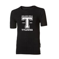 Triko dětské bambus černé ZŠ J.K.TYLA black A
