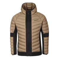 TRIVOR men's hybrid jacket coffe/black