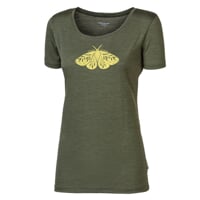 VINKA "ARCTIA" women's merino T-shirt khaki melange