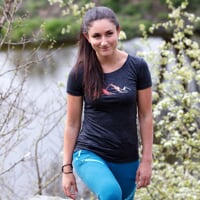 VINKA "MOUNTAINS" dámské merino triko šedý melír
