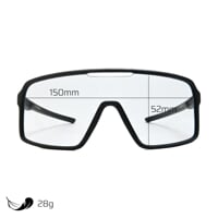 VISION PHC BLK sports glasses with photochromic lenses black matte